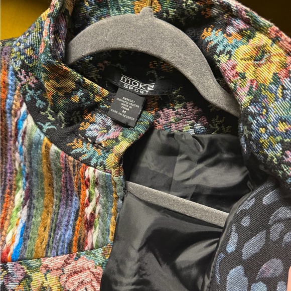 Multicolor Patterned Coat - Picture 4 of 5